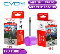 43g CYDY TPU Tube vtt 26 27.5 caméra intérieure de vélo 26/27.5x1.35 1.4 1.5 1.75 1.85 1.95 pouces pneu de vélo de montagne pneu 26/27.5 26x1.35-1.95 4PC
