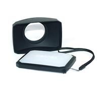 43mm 16:9 Screw Mount Rectangular Wide Angle Lens Hood + W/B Cap for Canon VIXIA HF R80 R82 R800 R72 R700 R70 R600 R62 R60 HG10 HV20 VIXIA HV40 HV30 HFM50 HFM52 HFM500