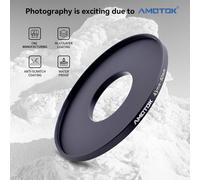 43mm to 82mm Step Up Filter Adapter Ring Compatible with 43mm to 82mm Lens (UV-CPL-ND Filter Accessory) 43mm to 82mm