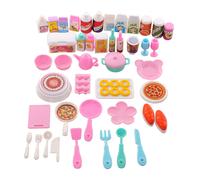 43pcs Baby House And Lele Barbie Accessoires D'apprentissage Pour Bébé Mini Ordinateur Portable Jouets Pour Enfants