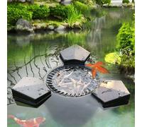 43W Aspiration Flottante étang Skimmer, étang Vide avec Pompe, 10m Long câble d'alimentation et Filtre d'usine Aquatique, Facile à Utiliser pour l'entretien de l'étang de Jardin extérieur