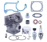 44,7 mm Kit de Cylindre pour Stihl 026 MS260, avec piston Valve de Décompression joint de bougie d'allumage, Tronçonneuses Pieces Detachees 1121 020 1217