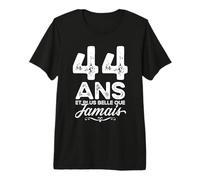 44 Ans et Plus Belle Que jamais 44e Anniversaire célébration T-Shirt Haut de Gamme