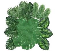 44 feuilles tropicales déco palmier monstera vert - générique 36580 Vert G