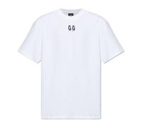 44 Label Group, Homme, Tops, Blanc, Taille: S T-shirt avec logo