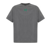 44 Label Group, Homme, Tops, Gris, Taille: S T-shirt avec logo