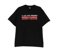 44 Label Group, Homme, Tops, Noir, Taille: L T-Shirt Avertissement Risque Élevé