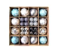 44 Pcs Creative Christmas Ornaments Set, Unique Hanging Balls for Xmas Tree Holiday Party Home Decor Décorations de Saison