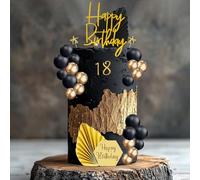 44 PCS Decoration Gateau Anniversaire, Boule Decoration Gateau, Deco Gateaux Anniversaire, Idéal pour Les Anniversaires, Les Soirées À Thème, Les Mariages Et Les Anniversaires de Mariage