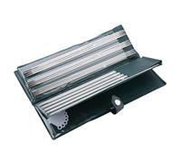 44 pièces Aiguilles à Tricoter Droites 11 Tailles 25 cm et 36 cm Kit de Tricot avec Sac Accessoires de Création DIY pour Ouvrages de Laine