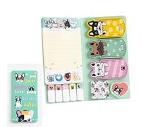 440 cute note set, bande dessinée animal Creative Portfolio note Book, autocollant note, étiquette d'index, multifonction note Set-pour le Bureau, l'école, l'utilisation à la maison. (Bulldog)