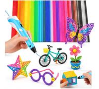 440 filaments PCL 2,5 mm pour stylo 3D, 22 couleurs, 15 cm | Recharge basse température, brins courts pour stylo 3D compatible