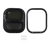 440 mm x 390 mm fenêtres pour camping car,lanterneau camping car fenêtres coulissantes de camping-car avec moustiquaire Verre trempé teinté étanche,pour Camping-car Remorque