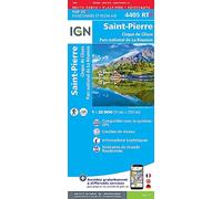 Carte de randonnée IGN TOP 25 n° 4405 RTR (résistante) - Saint Pierre, Cirque de Cilaos (Ile de la Réunion, Centre et Sud)