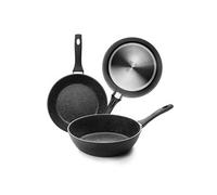 IBILI - Poêle Honda Natura, 28 cm, Aluminium, Antiadhésif style pierre, Compatible avec l’induction