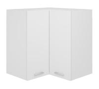 4412•SEJOUR•Armoire d'angle MARKET - Meuble haut de cuisine Buffet de cuisine Placard bas de cuisine multi-rangements suspendue Blan