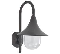 Applique Murale de Jardin E27 42 cm Aluminium Blanc Lampe Éclairage vidaXL