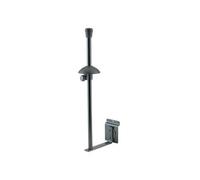 K&M Support mural pour trombone 44250-000-55 pour panneau rainuré Noir