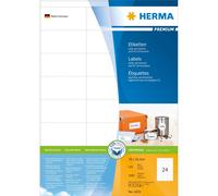 [4429] HERMA Etiquettes universelles PREMIUM, 70 x 35 mm, blanc 2400 sur 100 ...