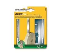 44301 Kit de réparation pour sangle de volet roulant Mini Beige 14 mm x 4,3 m