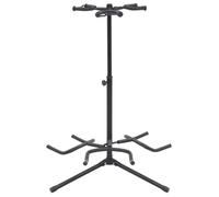 44316|®Excellent| CHIC Support de guitare Noir Aci Support de guitare Noir Acier 76138