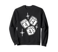 444 Angel Number Dice Stars Sweatshirt