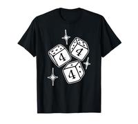 444 Angel Number Dice Stars T-Shirt