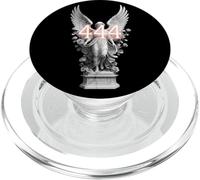 444 Numéro d'ange protégé et ancré Astrologie Numérologie PopSockets PopGrip pour MagSafe