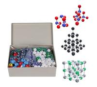 444 pièces Modèles Moléculaires de Chimie, Ensemble Organique Inorganique, modèle Moléculaires de Structure Chimique Un Ensemble de fullerène