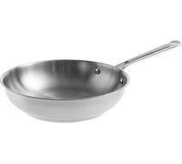 - 44420 - Poêle En Acier Inoxydable 18/10 Cuisine, Sans Antiadhésive, Manche Ergonomique, Fond Full Induction, Convient Pour Induction, Four Et Lave-Vaisselle, Ø20 Cm, Hauteur 5 Cm