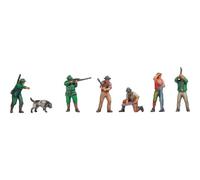 NOCH Chasseurs et bûcherons Z 1/220 – peints debout – 44503