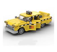 447 pièces Nouveau modèle de voiture MOC Série de films Taxi routier Briques de construction éducatives créatives pour enfants Cadeau 447PCS
