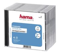 [44747] Hama Lot de 10 CD Double Jewel Case Standard pour 2 CD