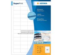 [4476] HERMA Etui de 2400 Etiquettes SuperPrint Rondes D 40 mm Blanc