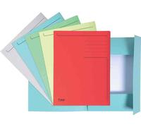 [448000E-12] EXACOMPTA Lot de 12 Chemises imprimée Foldyne 300, A4, assorti