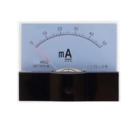 44C2 1mA 2mA 5mA 10mA 20mA 30mA 50mA 75mA 100mA 200mA 300mA 500mA Ampèremètre Testeur de courant analogique Ampèremètre à embase mécanique(20mA)