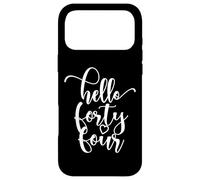 44e Anniversaire, Femme, Hello Forty Four, Mignon 44 Ans Coque pour iPhone 17 Pro Max