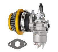 44mm Air Filter Stack Carburetor Carb Replacement for 2 Stroke 43cc 47cc 49cc Mini ATV Quad Dirt Pocket Bike Lawn Mower Scooter (Red)(Yellow)