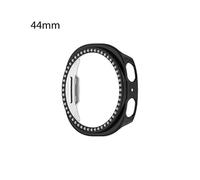 (44mm,Black)For Samsung Galaxy Watch 8 40mm Single Row-Diamond Half Coverage