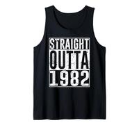 44th Birthday Gifts Straight Outta 1982 Vintage 44 Years Old Débardeur