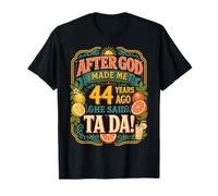 44th Birthday Tropical Vintage 1982 44 Years Old Men Women T-Shirt