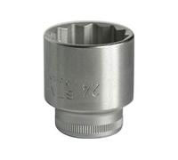 Douille 12 pans extérieurs 24 mm Longueur: 35 mm Stahlwille 02010024 Propulseur: 3/8\ (10 mm) 1 pc(s)