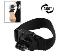 (#45) 360 Degree Rotation Hand Camera Wrist Strap Mount for GoPro NEW HERO /HERO6 /5 /5 Session /4 Session /4 /3+ /3 /2 /1, Xiaoyi and Other Action Cameras, Strap Length: 36cm(Black)