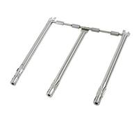 45.7cm Tubes de brûleur pour Weber Spirit 300 Series E310 S310 E320 S320 69787 Pièces de Rechange pour Weber E330 S330 SP-330, Spirit II 310 (avec Bouton Avant) Brûleurs à gaz en Acier Inoxydable