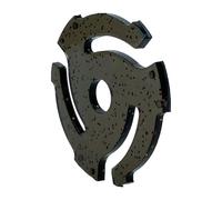 45 Adaptateur Pour Platine Vinyle - Insert De Disque En ABS Noir | Convertisseur De Trou Central De Broche Lp | Stabilisateur De Disque Vinyle | Accessoire De Remplacement | Home Studio Audiophile