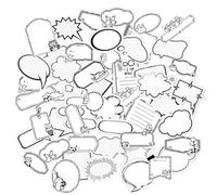 45 Autocollants À Bulles Et 50 Autocollants D'Éléments Animaux, Autocollants D'Étiquettes, Autocollants De Marquage D'Articles, Adaptés À La Maison, Au Bureau Et À L'École