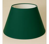 45 cm Abat-jour, Tissu en Coton avec dos en PVC blanc, Produit fait main, pour Lampe de table, Lampadaire (Vert Foncé)