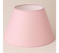 45 cm Abat-jour, Tissu en Coton avec dos en PVC blanc, Produit fait main, pour Lampe de table, Lampadaire (Rose)