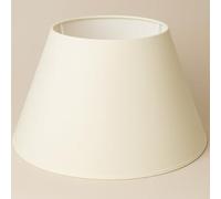 45 cm Abat-jour, Tissu en Coton avec dos en PVC blanc, Produit fait main, pour Lampe de table, Lampadaire (Ivoire)