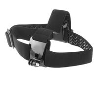 (#45) Elastic Adjustable Head Strap Mount Belt for GoPro NEW HERO /HERO6 /5 /5 Session /4 Session /4 /3+ /3 /2 /1, Xiaoyi and Other Action Cameras(Black)